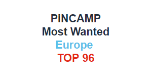 Badge Riconoscimento Pincap Most Wanted Europe