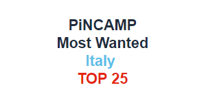 Badge Riconoscimento Pincap Most Wanted Italy